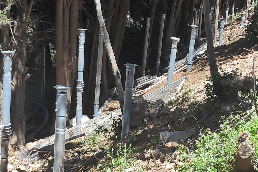 ביסוס בתנאי שטח מאתגרים - הגן הבוטני בירושלים